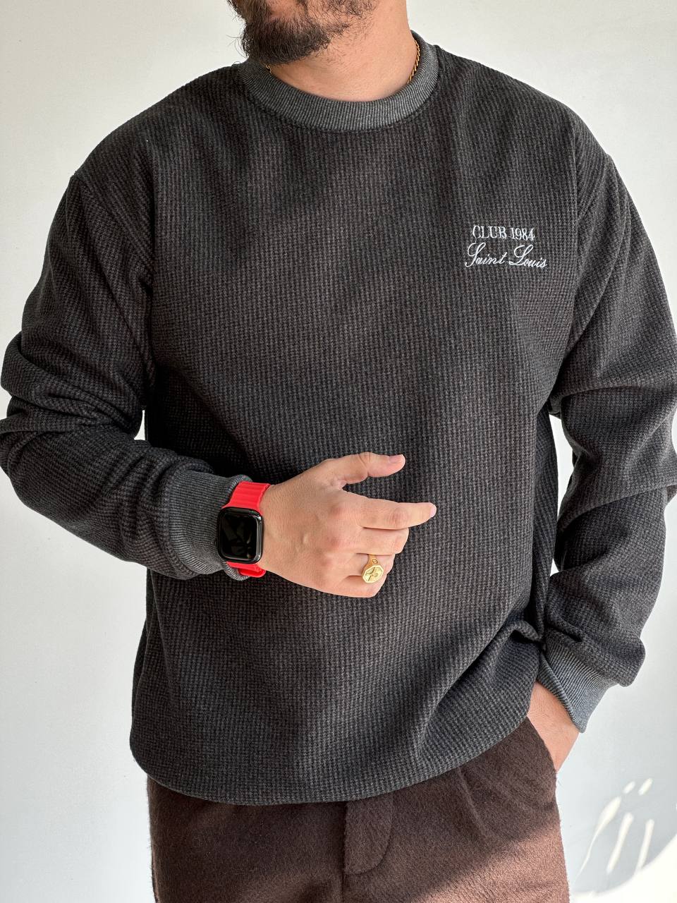 بلوز یقه گرد فوتر CLUB